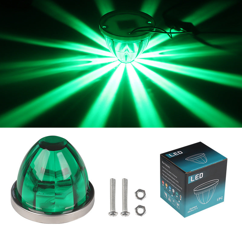 🚨3/4 Inch LED Amber Watermelon Side Marker Light 3rd Gen Design🚨
