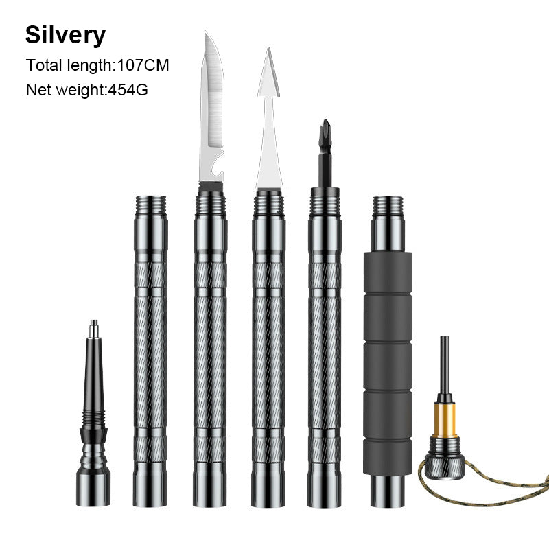 10 Tools in 1 Stick – Your All-in-One Hiking, Survival & Self-Defense Gear