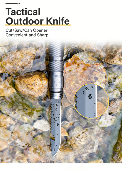 10 Tools in 1 Stick – Your All-in-One Hiking, Survival & Self-Defense Gear