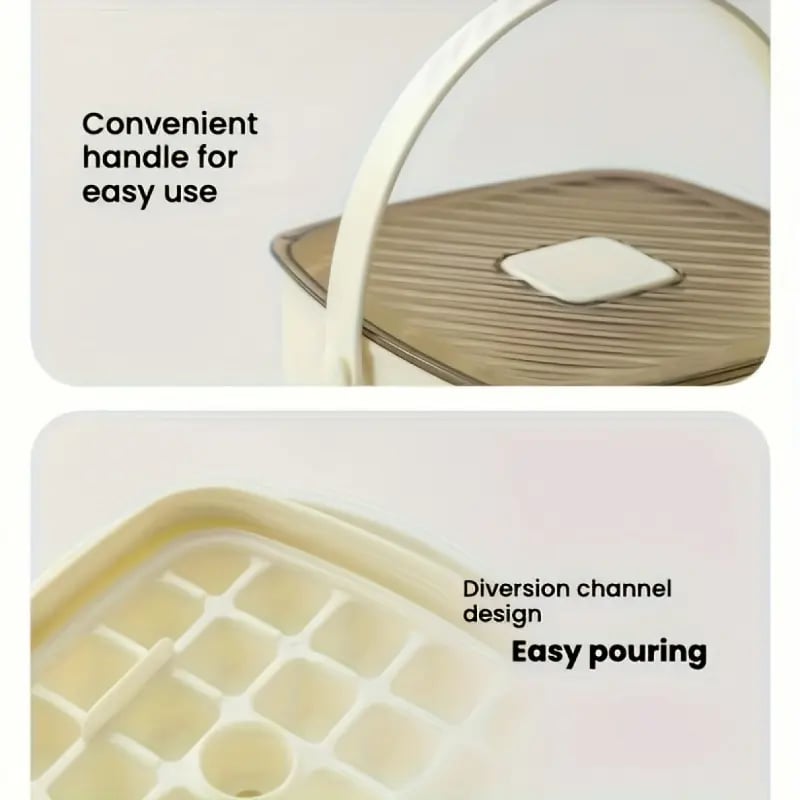 One-Click Ice in Seconds – No More Messy, Slow Ice Trays!
