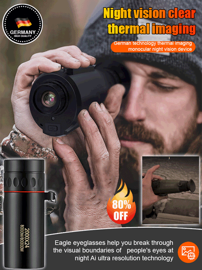 🔥The must-have outdoor gadget of 2026: Darkness can no longer hide anything—long-range night vision goggles.