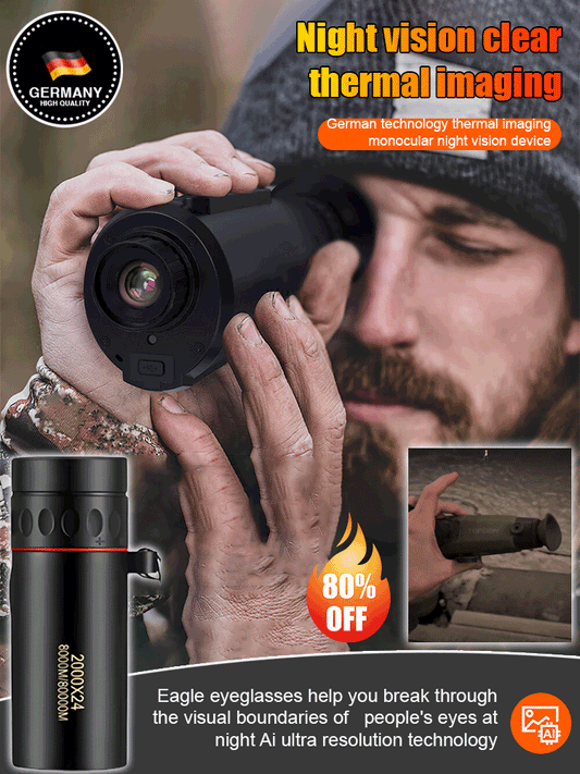 🔥The must-have outdoor gadget of 2026: Darkness can no longer hide anything—long-range night vision goggles.