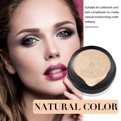 🔥 Limited BOGO Free Deal: Mushroom Head Air Cushion CC Cream – Long Lasting Waterproof High Coverage Matte Foundation✨