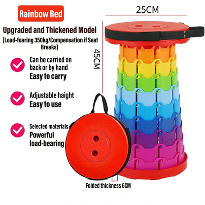 One Pull, One Twist – Adjustable, Sturdy, Go-Anywhere Stool