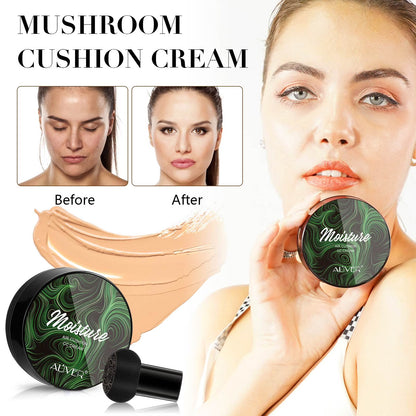 🔥 Limited BOGO Free Deal: Mushroom Head Air Cushion CC Cream – Long Lasting Waterproof High Coverage Matte Foundation✨