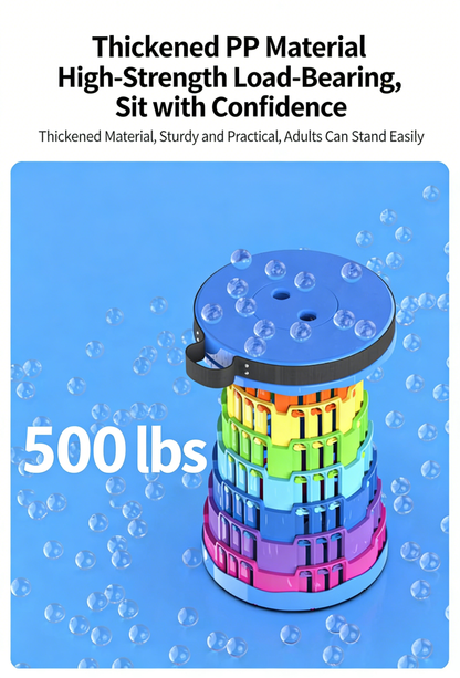 One Pull, One Twist – Adjustable, Sturdy, Go-Anywhere Stool