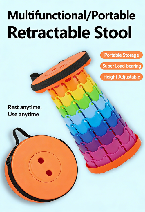 One Pull, One Twist – Adjustable, Sturdy, Go-Anywhere Stool