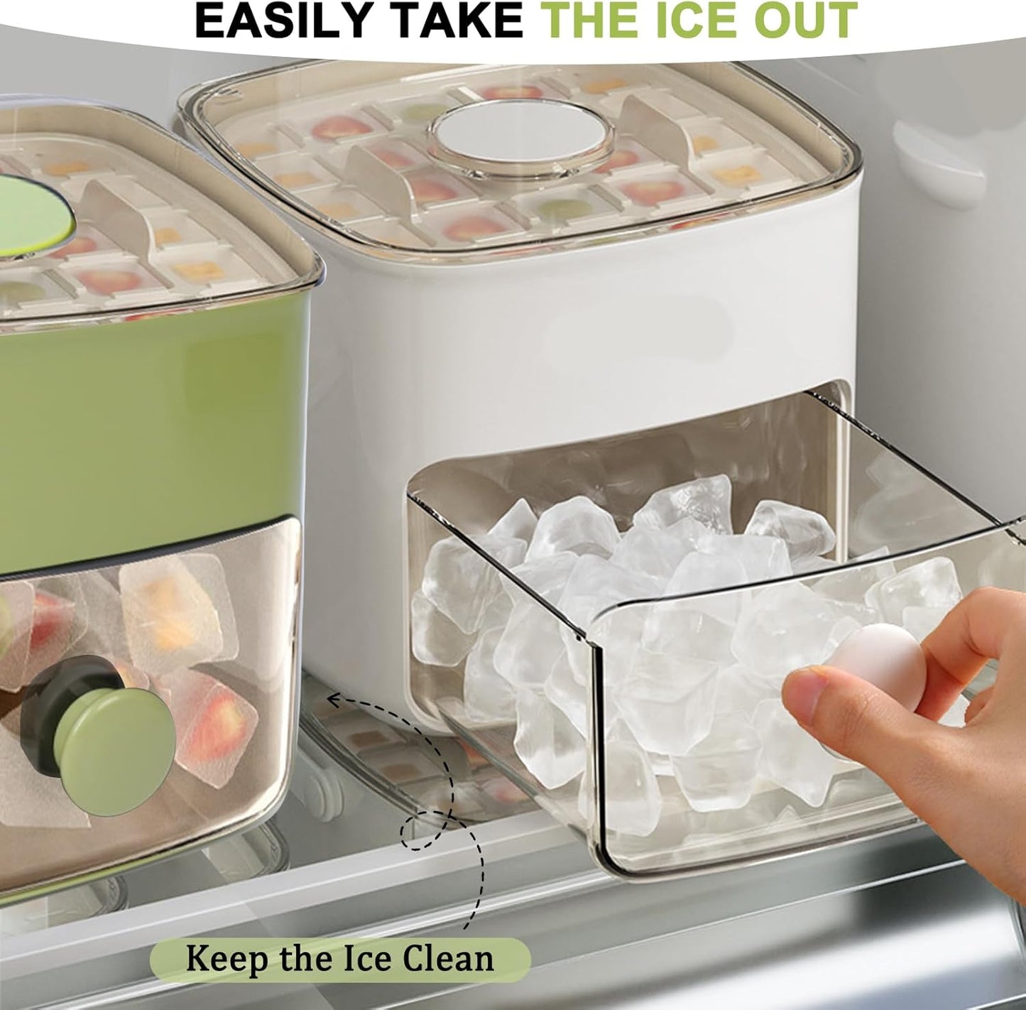 One-Click Ice in Seconds – No More Messy, Slow Ice Trays!