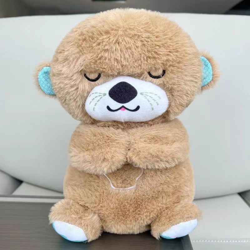Tired of Sleepless Nights? This Cuddly Otter Mimics Real Breathing to Help You Fall Asleep Fast