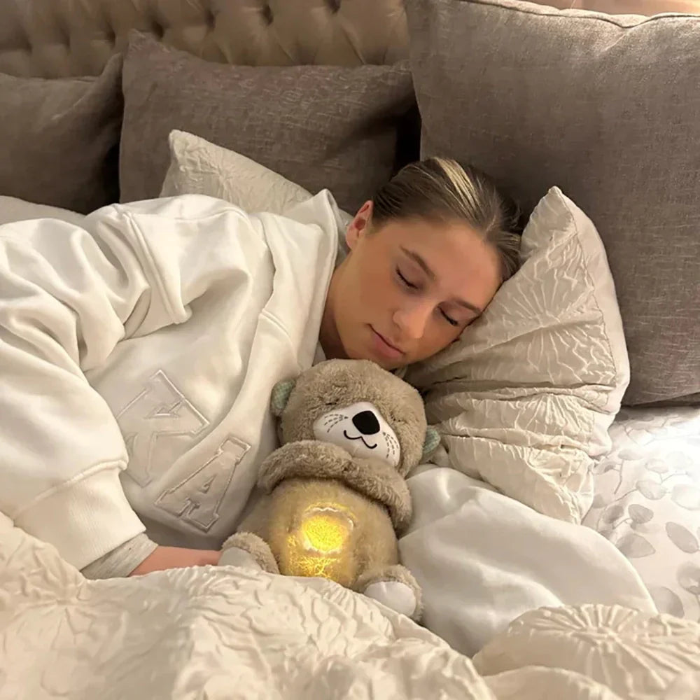 Tired of Sleepless Nights? This Cuddly Otter Mimics Real Breathing to Help You Fall Asleep Fast