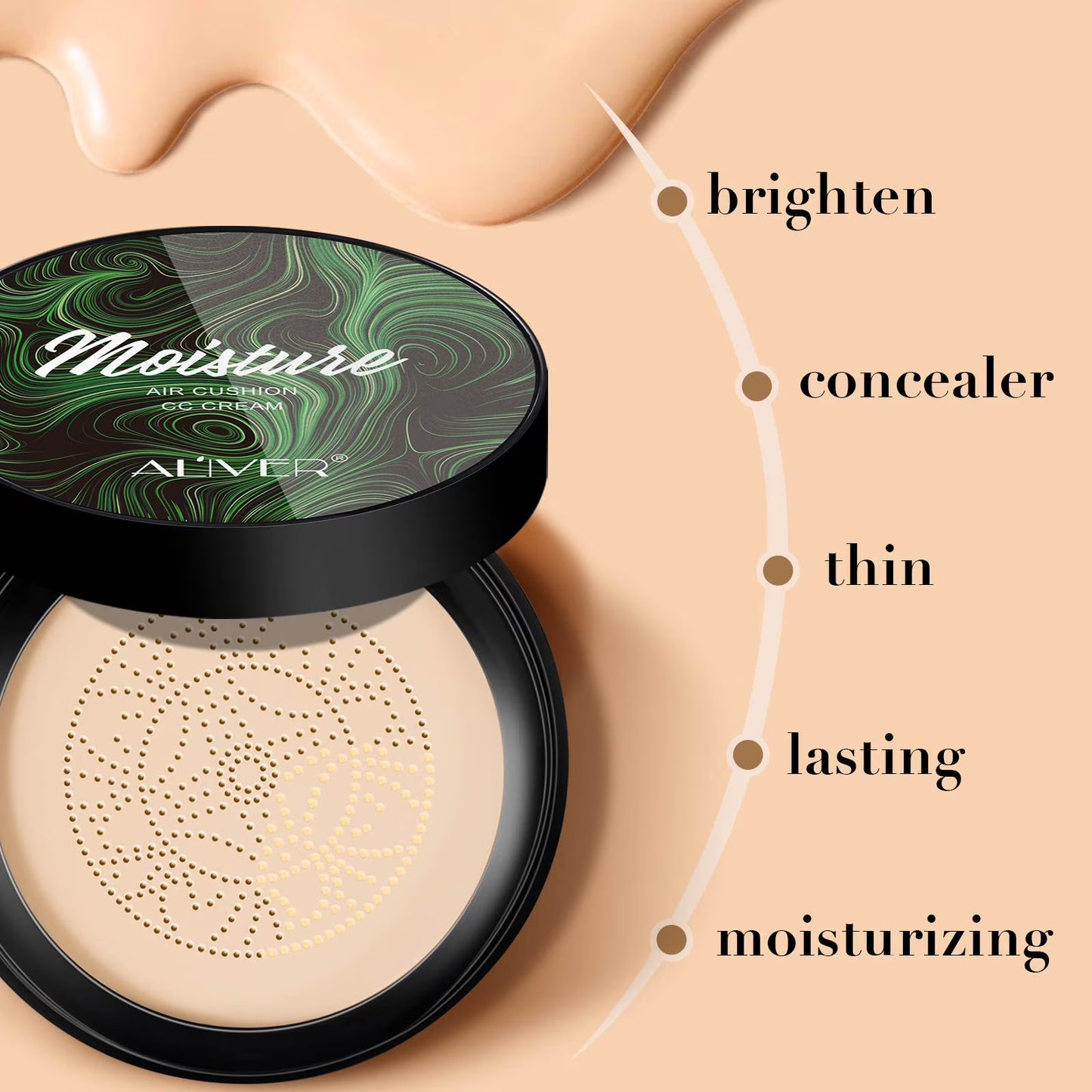 🔥 Limited BOGO Free Deal: Mushroom Head Air Cushion CC Cream – Long Lasting Waterproof High Coverage Matte Foundation✨