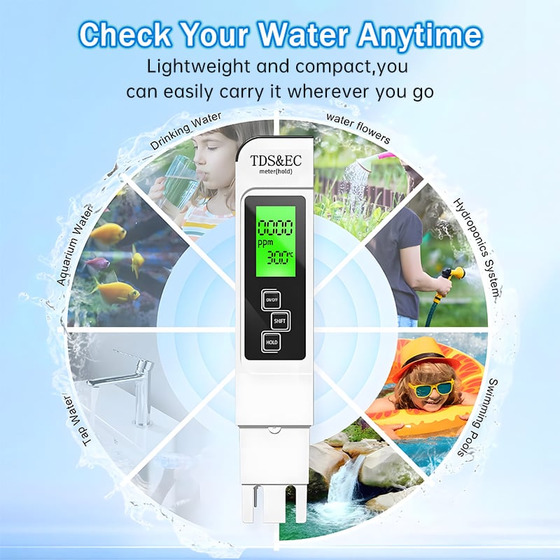 🔥🔥Tired of Uncertain Water Quality? This Meter Tests Water Purity Instantly & Accurately!