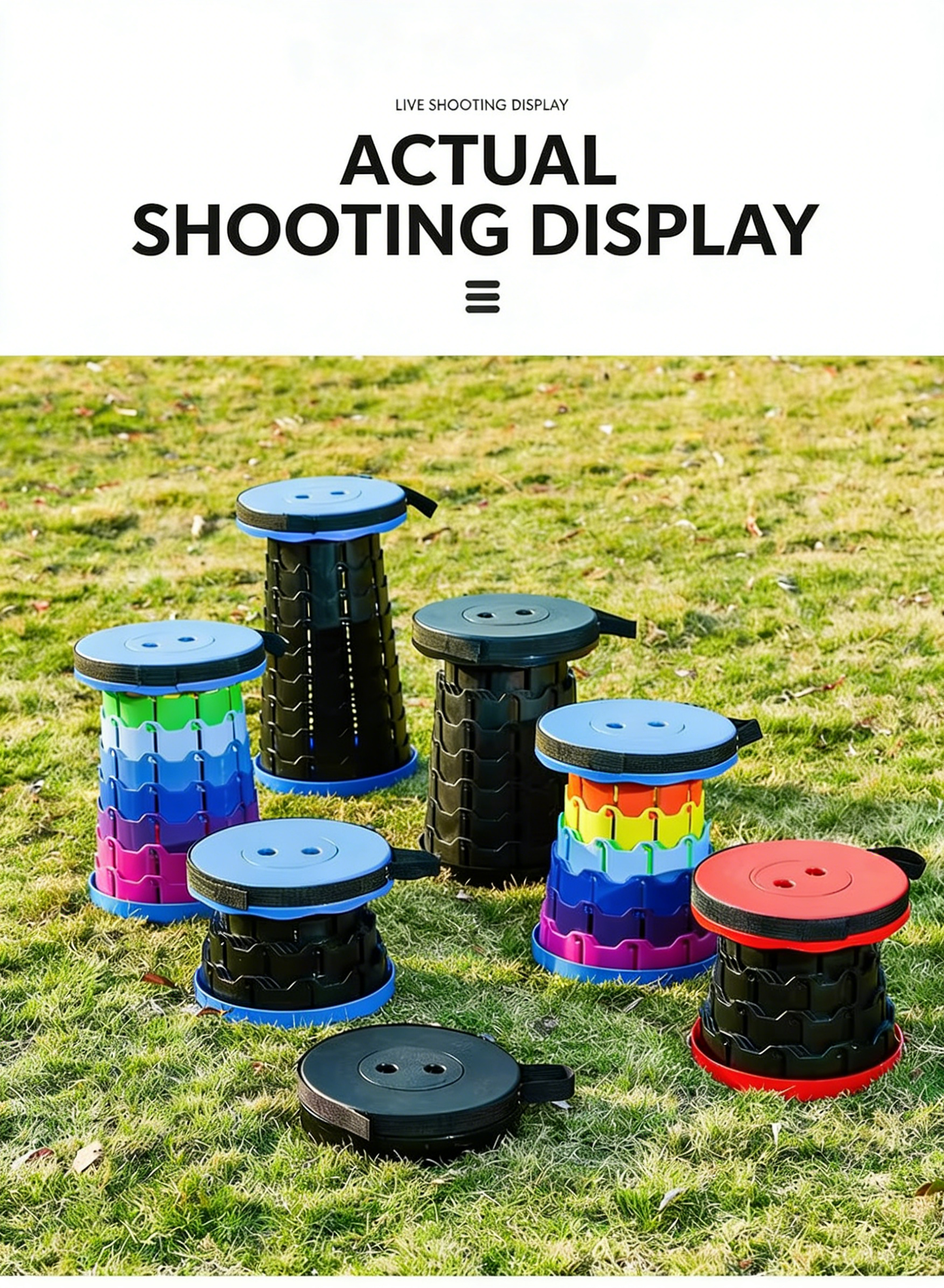 One Pull, One Twist – Adjustable, Sturdy, Go-Anywhere Stool