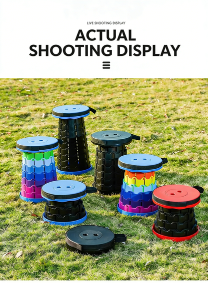 One Pull, One Twist – Adjustable, Sturdy, Go-Anywhere Stool