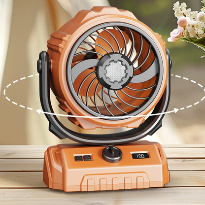 🎁2026 New Arrivals 50% OFF💥100-Speed Turbo Camping Fan – Rechargeable & powerful – Compact, quiet & long battery life – perfect for tents, RVs or outdoor workspaces 🔋⛺✨